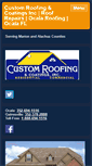 Mobile Screenshot of customroofinginc.com